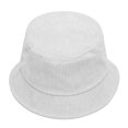 thumbnail image 4 of Casual Winter Soft Plush Corduroy Sun Cap Panama Hat Fisherman Cap Bucket Hat COFFEE, 4 of 7