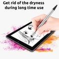 thumbnail image 5 of PRO Capacitive Resistive Stylus Universal 2 in 1 Compatible with Samsung Galaxy Tab S7/S7+/S6/Lite/S5e/Plus High Sensitivity & Precision Full Size 3 Pack! (SILVER), 5 of 5