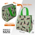 thumbnail image 3 of Rottweiler with Pioneer Flower Insulated Lunch Bag for Women & Adults,Large Portable Soft Cooler Lunch Bag,Thermal Food Storage Tote with Pearl Cotton,8.66L,8.75x5.75x9.5 Inch, 3 of 6