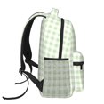 thumbnail image 3 of Fotbe Green Checkboard Mochila Casual con Estampado para Escuela, Viajes y Actividades al Aire Libre - Duradera, Ligera y Cómoda, 3 of 5