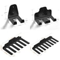 thumbnail image 2 of Mosiee Barbell Storage Rack Gym Organizer Wall Mounted Barbell Holder Dumbbell Rack, 2 of 5