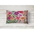 thumbnail image 2 of Carolines Treasures PPD3015PW1216 Fanciful Flowers Canvas Fabric Decorative Pillow, 12H x16W, multicolor, 2 of 4
