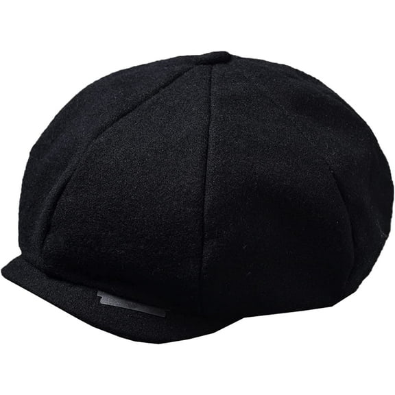 CoCopeaunts Newsboy Cap for Men 8 Panels Hat Spring Autumn Classic Octagonal Hat Flat Caps Women Beret Hats for Women