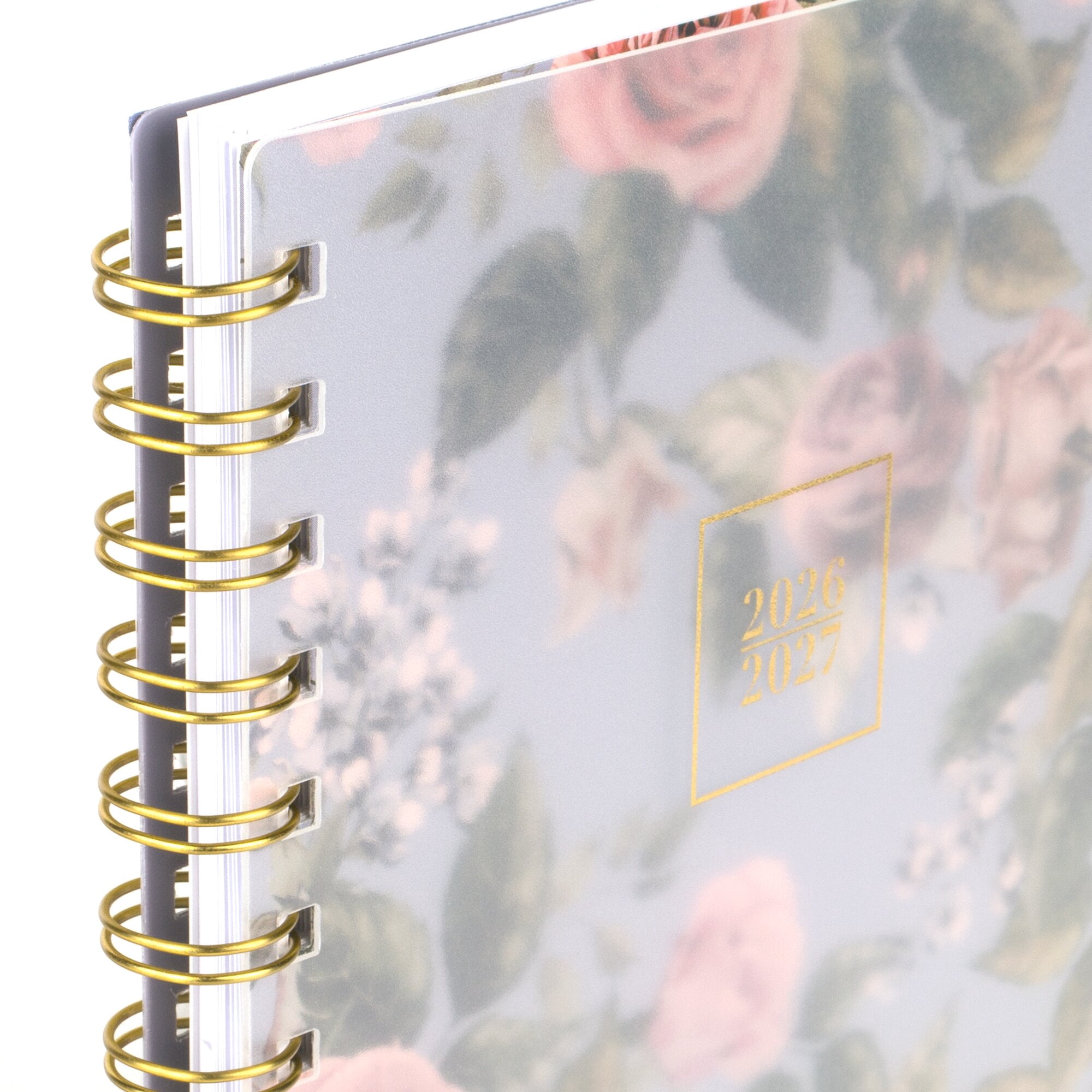 Mead Cambridge Tea Rose Academic 2026-2027 Weekly Monthly Planner Small 5 12 x 8