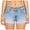 BU2, variant on vigerkar Women Casual Summer Mid Waist Stretchy Denim Jean Shorts Junior Short Jeans (BU1, XXL)