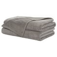 thumbnail image 4 of SAFAVIEH Plush Solid Bath Towel Set, 27" x 54", Grey, Set of 2, 4 of 7
