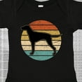 thumbnail image 4 of Inktastic Vizsla Dog Retro Sunset Boys or Girls Baby Bodysuit, 4 of 5