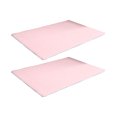 thumbnail image 1 of Matsuzay Alfombra de poliéster para dormitorio de 2 uds., alfombra rectangular para sala de estar de Color sólido, alfombrilla lavable para Decoración del hogar Rosa claro, 1 of 6