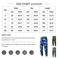 thumbnail image 2 of Domuza Mens Camouflage Sweatpants Casual Straight Leg Drawstring Elastic Waist Joggers Fall Thermal Stylish Lightweight Sweat Pant with Pockets Army Green L, 2 of 3
