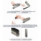thumbnail image 5 of Liquid Soap Dispenser Wall Mount, 2 Chamber Bathroom Shower Pump Dispenser,Press Manually Lotion Soap Dispenser Use (Black), 5 of 5