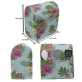 thumbnail image 4 of Hawaii Stand Mixer Cover, Blossoming Hibiscus Flower with Fern Foliage Grunge Effect Retro Nature Pattern, Kitchen Appliance Organizer Bag Cover with Pockets, 5 Quarts, Multicolor, by Ambesonne, 4 of 4