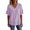 Purple, variant on Linen Shirts for Women Summer Short Sleeve Loose Casual V Neck Raw Distressed T Shirt Lightweight Beach Tops