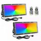 thumbnail image 1 of 2-pack 50w Led Flood Light Outdoor Rgb With Remote Control Waterproof Spotlight For Garden, 1 of 5