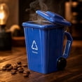 thumbnail image 4 of Funny Trash Can Shaped Coffee Mug Ceramic Recycling Bin Cup with Lid ,Novelty Desk Mug for Office Coworkers Home Kitchen, Quirky Conversation Starter Gift for Coffee Tea Hot Cocoa, 4 of 8