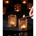 thumbnail image 4 of Juego de 12 portavelas Votive TripodBird Gold, 4 of 9