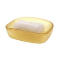 thumbnail image 5 of Unique Bargains 1 Pc Waterproof Soap Holder Double Layer with Cover Yellow Soap Holder for Bathroom 5.51"x4.13"x1.65", 5 of 6