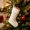 White, variant on PONPRNGY 1Pc Christmas Stockings, Velvet Xmas Stocking, Green Quilted Plush Sequins Stockings for Family Holiday Party Mantle Decorations