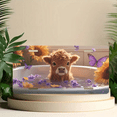 thumbnail image 6 of 1 Pcs 2D Flat License Plate Covers & Frames, A Calf in a Bathtub For Decorative Front, Waterproof For Decoration Aluminum License Plate Covers & Frames Cover For Men Women, 12" X 6", 6 of 7