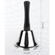 thumbnail image 2 of Silver Steel Hand Bells for Adults, Weddings Decoration, Call Bells, Service Bell, Care for The Sick and Elderly, Call for Pets, 1 Pack, 2 of 5