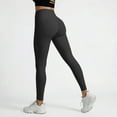 thumbnail image 2 of QETYUW Ribbed Leggings for Women High Waisted Tummy Control Seamless Leggings Plus Size Soft Yoga Pants Butt Lifting Workout Pants, 2 of 9