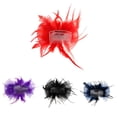 thumbnail image 3 of Fascinador de s de Malla Broche de Pinza para El Cabello con Flores, Joyería para El Cabello para Mujer Baoblaze Pluma pinza de pelo, 3 of 6