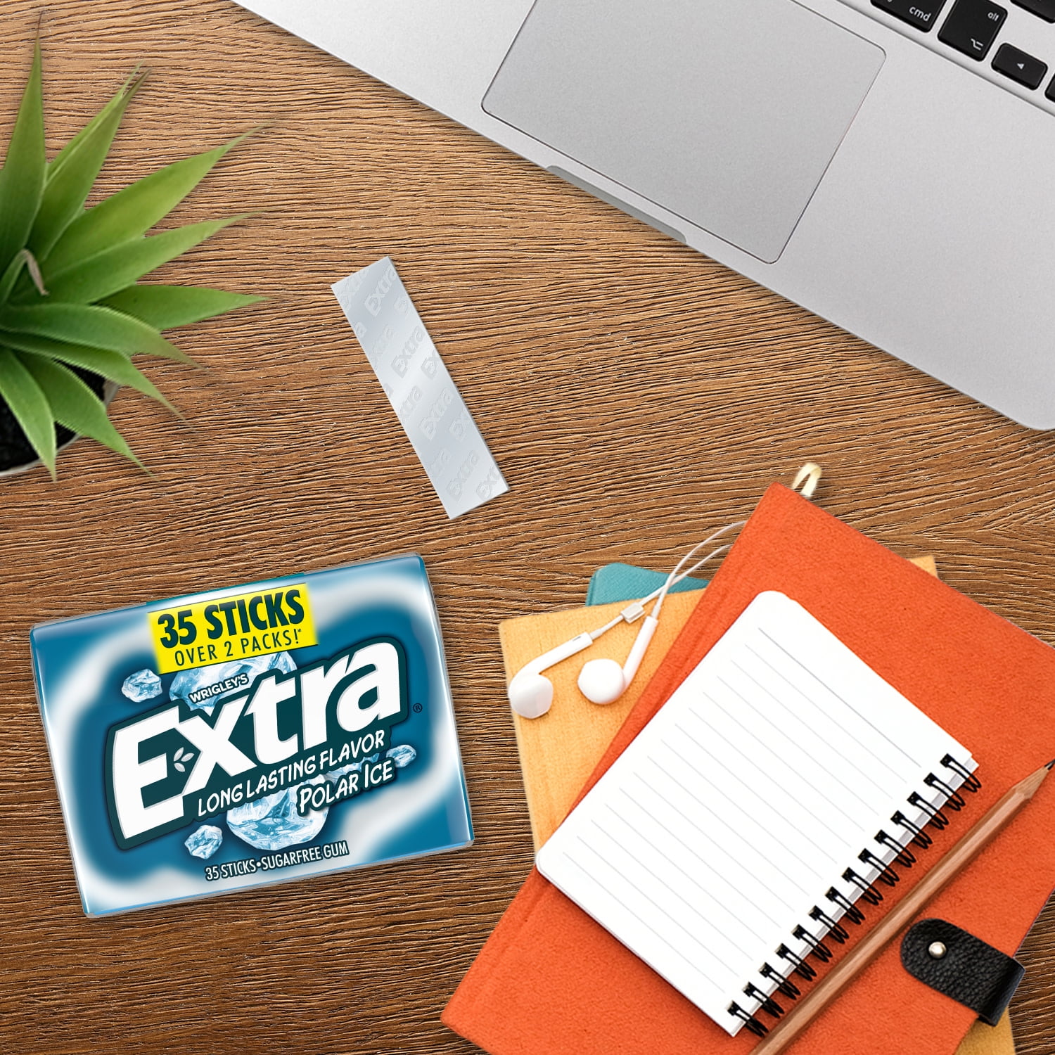 Extra Polar Ice Sugar Free Chewing Gum Bulk - 15 ct (6 Pack)
