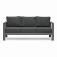 thumbnail image 5 of Grey 5-Piece Aluminum Patio Conversation Set with Dark Grey Cushions, 5 of 7