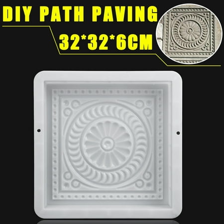 Walk Maker Pathmate Brick Mold Paving Pavement Concrete Mould Stepping Stone Paver Walk Way DIY Personalized Manual Pathmate Stone Plastic Mould (12.6