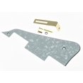thumbnail image 1 of GFDYREE White Pearl LP Guitar Pickguard with Gold Bracket, 1 of 2