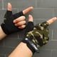 thumbnail image 2 of Guantes antideslizantes de medio dedo para hombre, guantes tácticos para ciclismo, montañismo al aire libre, protección solar, guantes deportivos y transpirables para fitness, 2 of 5