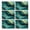 Teal And Gold, variant on Black and Gold Marble Glitter Streaks Pattern Summer Placemats Table Placemats Set Of 4-Linen Kitchen Washable Placemats Table Mats 11.8"x17.7" Non-Slip Heat Resistant