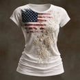 thumbnail image 4 of MAIHAN 250 Years Tshirt Women American Flag Shirts 250 Years Independence Tee Womens Summer Tops Patriotic Freedom Semiquincentennial Shirt for 250th Year, 4 of 6