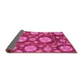 thumbnail image 2 of Ahgly Company Indoor Square Abstract Pink Modern Area Rugs, 3' Square, 2 of 4
