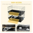 thumbnail image 4 of 2-Tier Mouse Cage, Ferret Cage W/ Dish and Bottle, Ramp, 2 Doors, 4 of 5