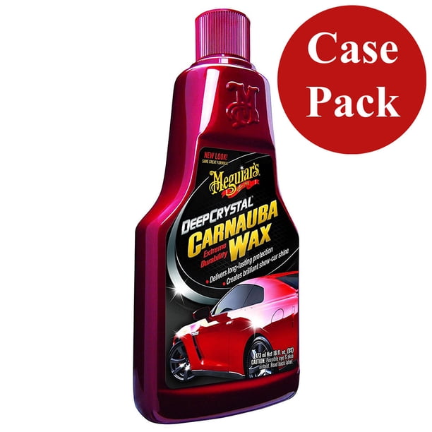 Wax Meguiar's Deep Crystal Carnauba, 473 ml, caja de 6