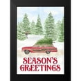 thumbnail image 2 of Reed, Tara 11x14 Black Modern Framed Museum Art Print Titled - Sleigh Bells Ring-Seasons Greetings, 2 of 5