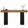 thumbnail image 2 of Fnova 63 Inch Counter Height Bar Table with Thickened Tabletop, Tall Bar Table for Kitchen, Home Bar Pub, Basement, 2 of 12