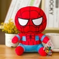 thumbnail image 2 of Figuras de acción de los vengadores para niños, juguetes de 25cm, Loki, Capitán América, modelo de peluche suave, Hulk, Thor, regalos de navidad, 2 of 6