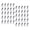 50pcs, variant on Colaxi Self Tapping Screws Partition Brackets Fixing Screw Partition Screws Shelf Bracket Pegs for Bookshelf Glass Dragging Shelves 10pcs