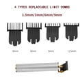 thumbnail image 5 of Soidarity Cortadora de pelo recargable por USB, cortadora de pelo para hombres, Afeitadora eléctrica, cortadora de pelo para hombres, niños, familia Juegos de afeitado USB dorado Soidarity CE007290-02, 5 of 5