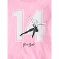 thumbnail image 5 of Ghost-Spider Girls Active Graphic Jersey with Short Sleeves, Sizes 4-12, 5 of 6