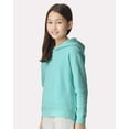 thumbnail image 2 of Comfort Colors 1467Y Garment-Dyed Youth Lightweight Fleece Hooded Sweatshirt-CHALKY MINT-XL, 2 of 6