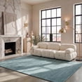 thumbnail image 5 of SAFAVIEH Vision Adrasteia Overdyed Solid Area Rug, Aqua, 5'1" x 7'6" - Modern Design, Aqua, Non-Shedding & Easy Cleaning, Ideal for Living Room, Bedroom, Dining Space, 5 of 15