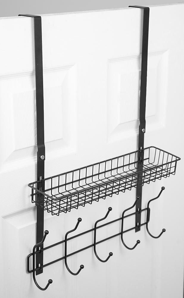 era Rivista Multi Over the Door Organizer Black