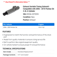 thumbnail image 2 of Exhaust Variable Timing Solenoid - Compatible with 2006 - 2010 Pontiac G6 2.4L 4-Cylinder 2007 2008 2009, 2 of 2