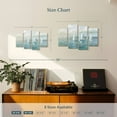thumbnail image 3 of Elephant Stock Setting Sail To The Ocean Wall Art - Horizontal Multi Panel Canvas - Living Room Wall Decor - Transportation Multi Panel - Blue And Purple Decor By Danhui Nai - 24" x 14", 3 of 4