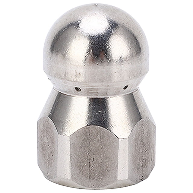 Boquilla de lavado a alta presión Bling Bling 5000 PSI Acero inoxidable 1 parte delantera 1 trasera 6 orificios G3/8 pulg
