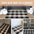 thumbnail image 5 of Howarmer Large Buffalo Plaid Outdoor Rug, Cotton Hand-Woven Checkered Area Rug, Washable Front Door Mat for Front Porch, Kitchen, Farmhouse Entryway,23.6"×51.2", 5 of 8