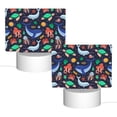 thumbnail image 2 of Fotbe The Underwater World Pattern Acrylic Night Light Gift with 3 Color ModesTouch-Sensitive LED Lamp Perfect Gift for Mother's Day, Birthday, or Christmas, 2 of 9