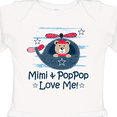 thumbnail image 4 of Inktastic Mimi and PopPop Love Me Boys Long Sleeve Baby Bodysuit, 4 of 5